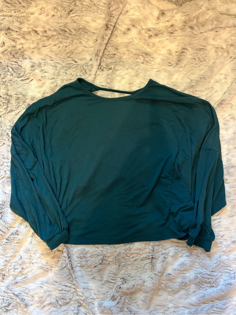 Onzie Teal Long-Sleeve Casual Top